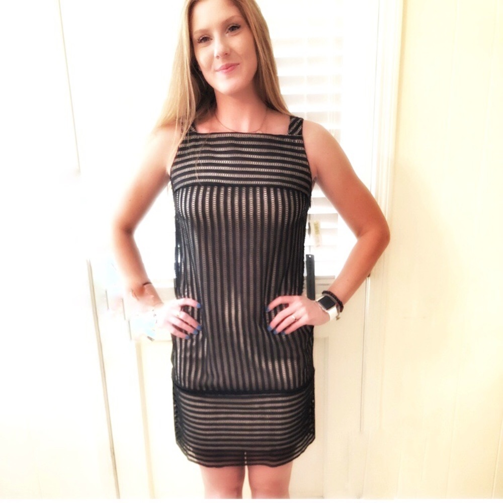 🔴🌟NEW🌟Madden midi LBD (midi); Lined shift dress